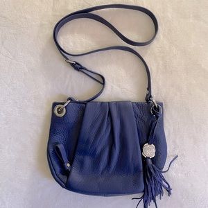 VINCE CAMUTO | Christina Dark Purple Blue Crossbody bag | Leather